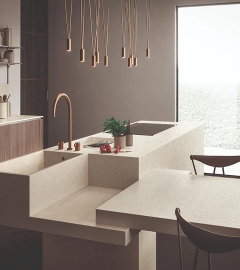 KITCHEN WORKTOP PORCELAIN STONEWARE